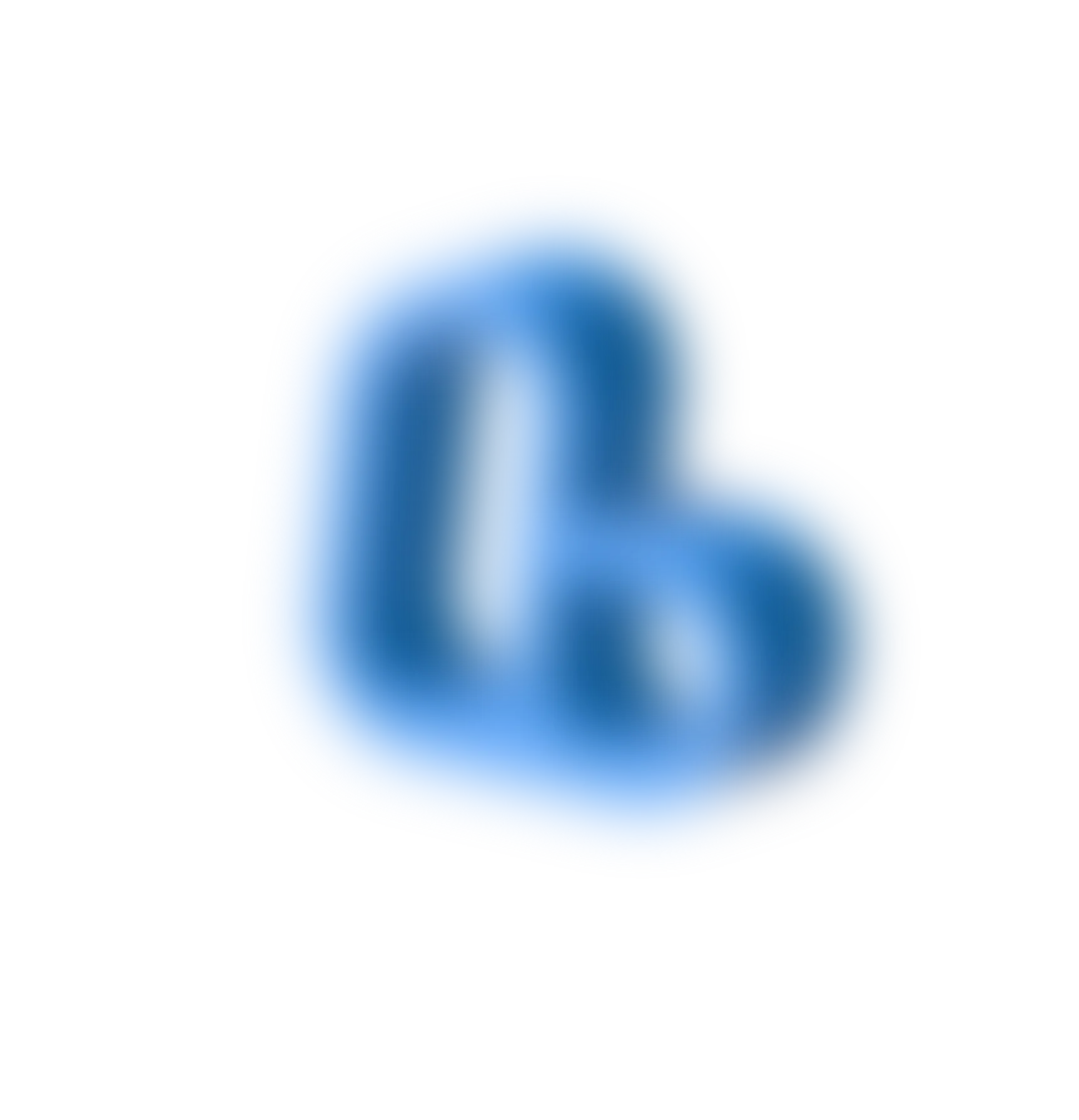 Large blue logo3d blurred