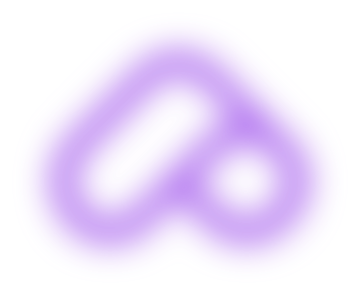 Large purple logo segment